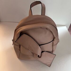 Jessica Simpson Kandiss Pink Bow faux leather backpack bag